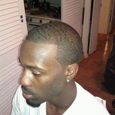 Regular cut with rasior shape up