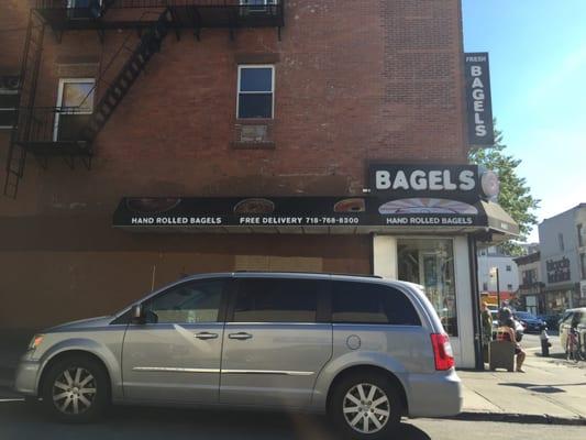 The bagel factory in park slope.