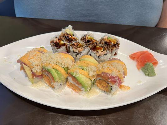 Earthquake roll and Super Duper Roll