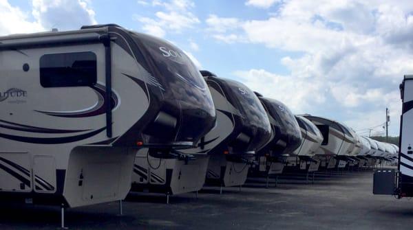 Summit RV is proud to offer over 350 RV's available at our Ashland, KY dealership, making it the largest dealership in 100 mi.