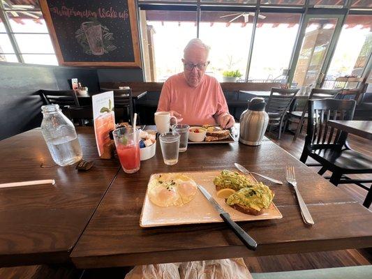 The Traditional Breakfast and Avocado Toast