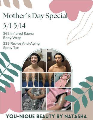 Mother's Day specials!