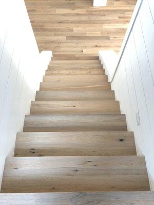 Beautiful custom stair install