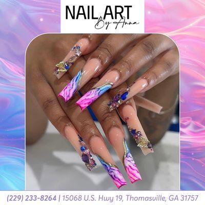 Elevate your summer style with stunning marble nail art! 
ℬℴℴℴℴℯℴ