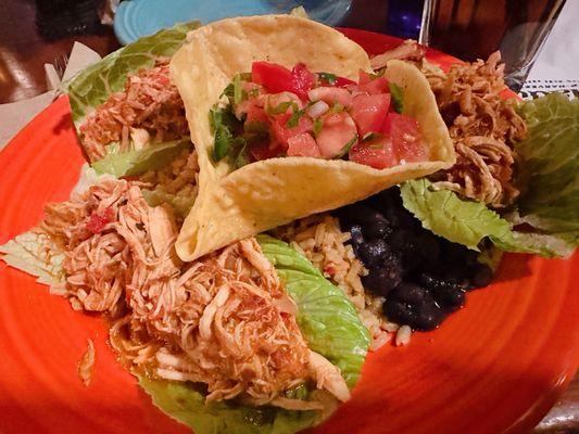 Chicken tacos with lettuce wrap