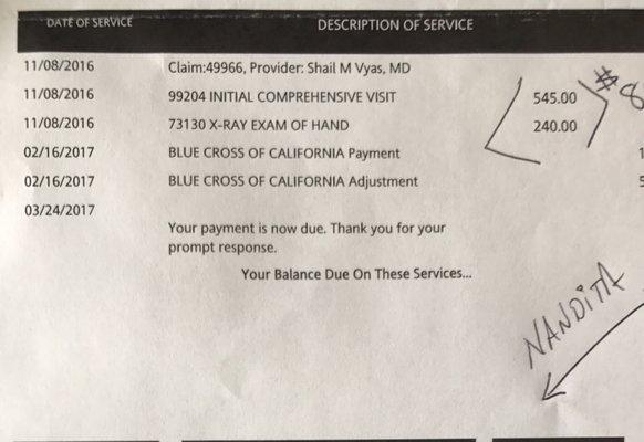 STOP!!!!!  Beware of the excessive over billing by this Dr. and his staff as they laugh all the way to the bank!