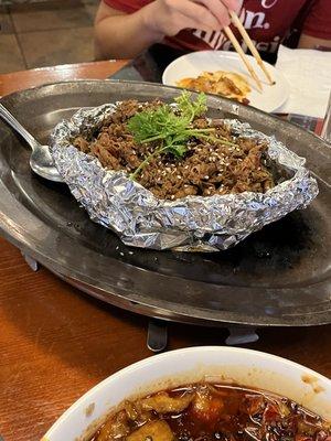 Beef Brisket with Turnip in Clay Pot