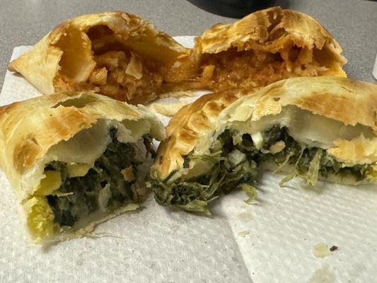 Spinach Empanadas Pepperoni & Cheese Empanadas