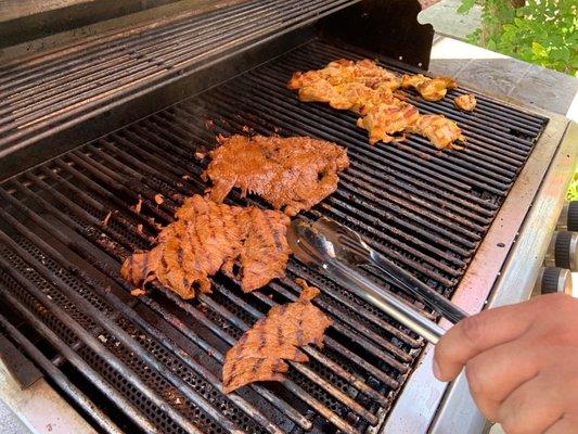 Flavorful marinated carne asada