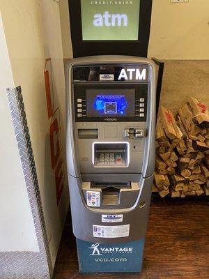 Need some cash? They have a ATM on site!