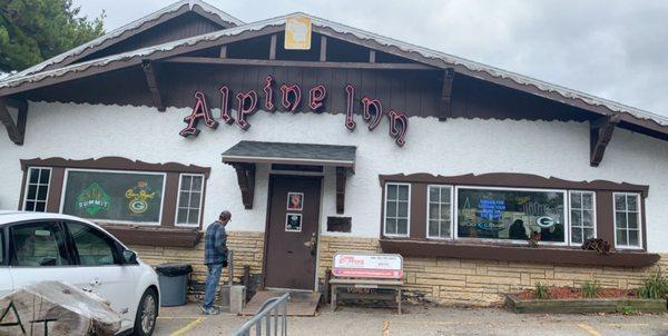 Outside of the alpine inn