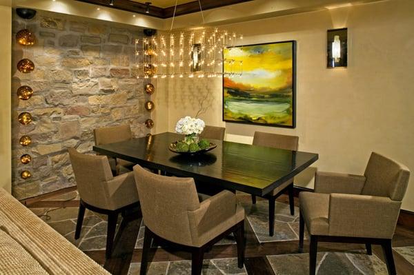 Beautiful condo dining area in Heart of Telluride condo