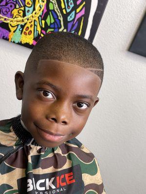 Bald fade kids cut