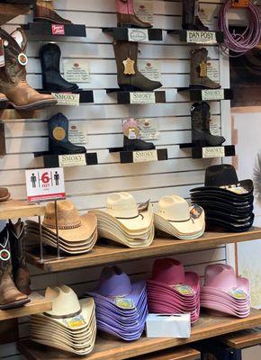 Kid's Collection of Western Boots and Hats