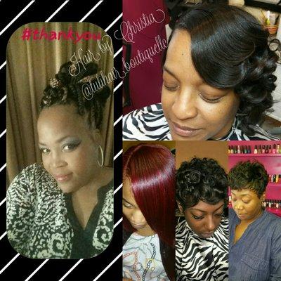 Hair by Christia -- Braids, Press and curl, Color, Cuts and more!