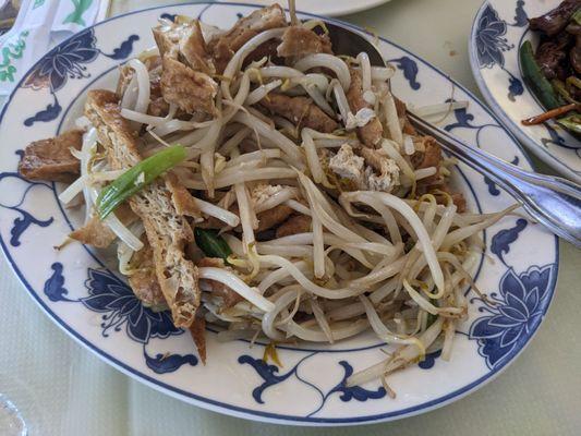 Tofu with Bean Sprouts