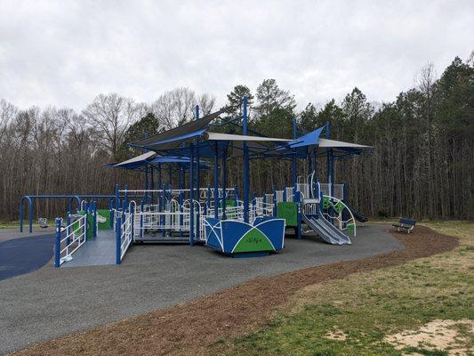 ADA playground at Crooked Creek Park, Indian Trail