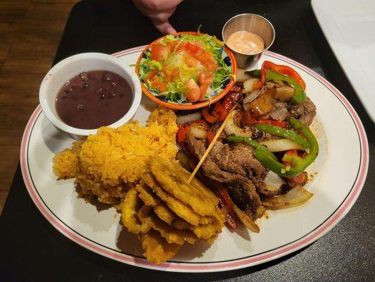 Pepper steak dinner