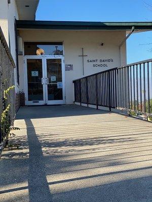 St. David School
 Main Entrance