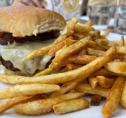 Burger and Fries