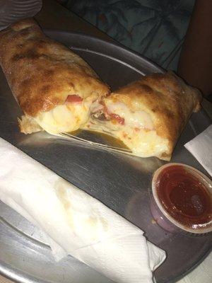 Ham & pepperoni Stromboli