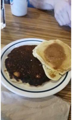 burnt pancakes