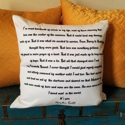 Custom Pillow! Photos, letters, poems, full coverage etc!