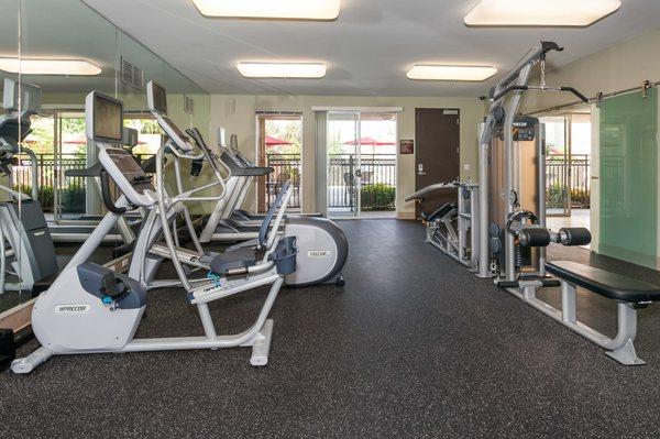 Fitness Center Adjacent to Pool