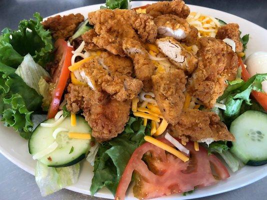 Chicken Strip Salad