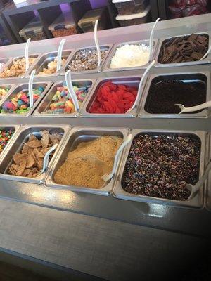 Toppings for days