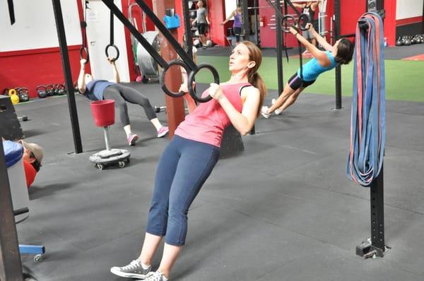 Daunting movements such as pull-ups can be modified for everyone.