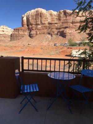 Back door, balcony view