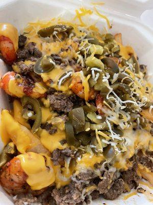 Steak & Shrimp Cheese Fries