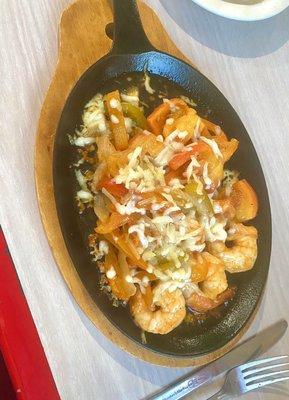 Shrimp Super Fajitas