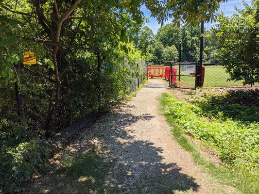 Trailhead at Lake Davidson Nature Preserve