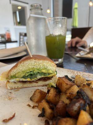 Kale Tonic The Elevated Egg Sandwich