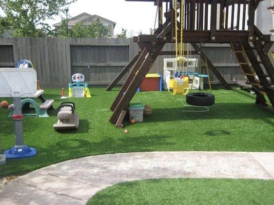 outside play area