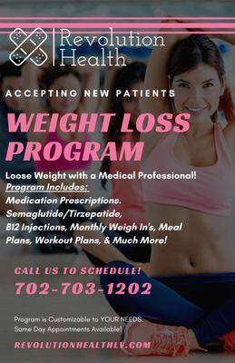 Medically Managed Weight Loss Program with Semaglutide or Tirzepatide