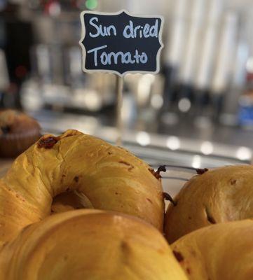 Sun Dried Tomato Bagels