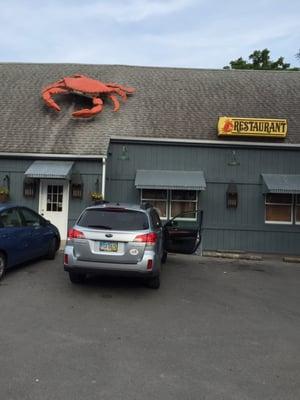 Small non assuming seafood restaurant in Hagerstown, Maryland.