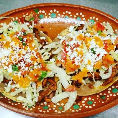 Tostadas al pastor