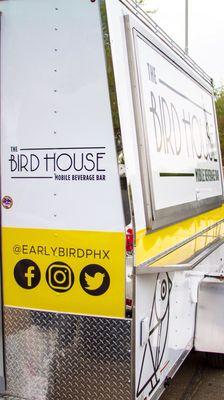 As we call her, The Bird House, #EarlyBirdPHX, our mobile coffee trailer.