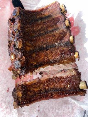 Half rack of ribs