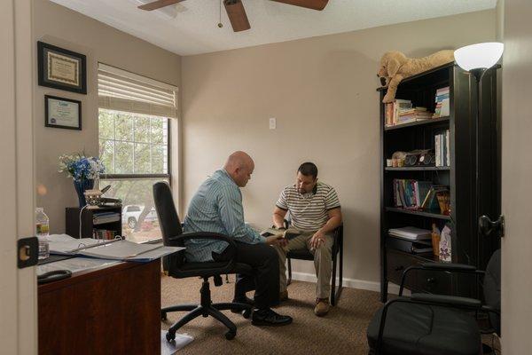 Our small group setting provides for more one-on-one therapy time