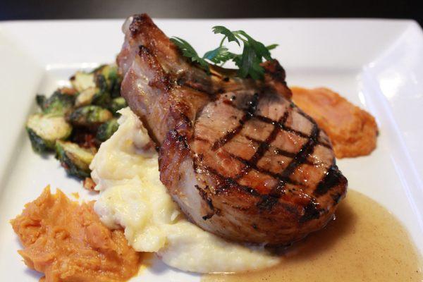 12 oz. House Brined O-H-I-O Pork Chop