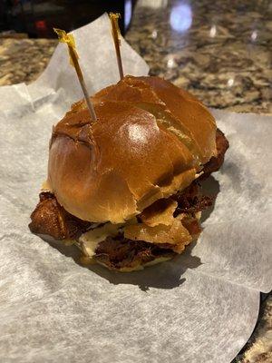 Honey Dipped Fried Chipotle Chicken - sadly the chicken was very dry and chewy.