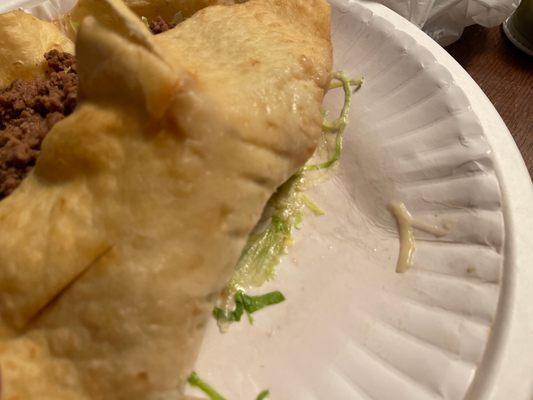 Taco Salad with Shell