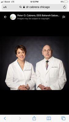 Dr. Cabrera and Dr. Bahareh