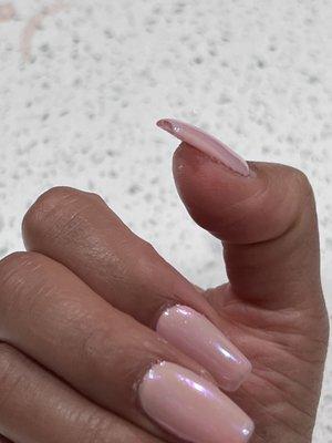 Bad nail job