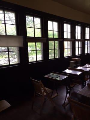 Inside of schoolhouse